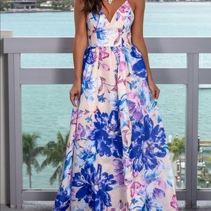Formal Floral Maxi Dress